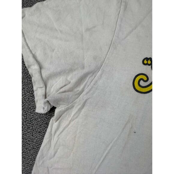 Looney Tunes T Shirt Men Medium White Bugs Bunny Graphic "That's all Folks!" - Picture 9 of 10